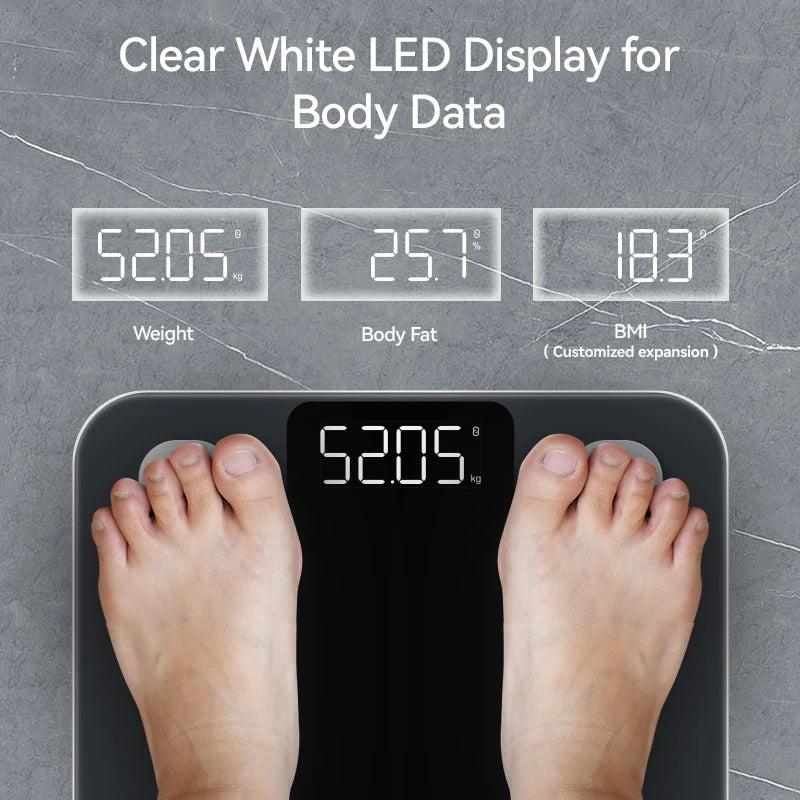 Tempered Glass Four-Sensor Body Composition Scale