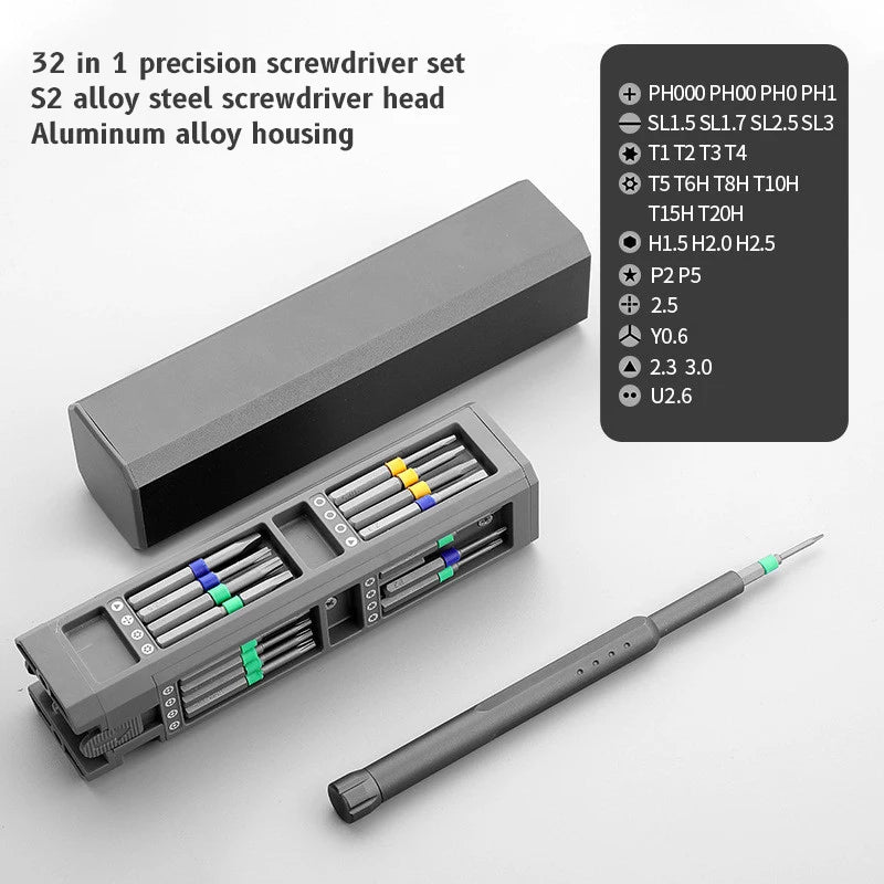 S2 Steel Magnetic Precision Screwdriver Set