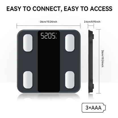 Tempered Glass Four-Sensor Body Composition Scale