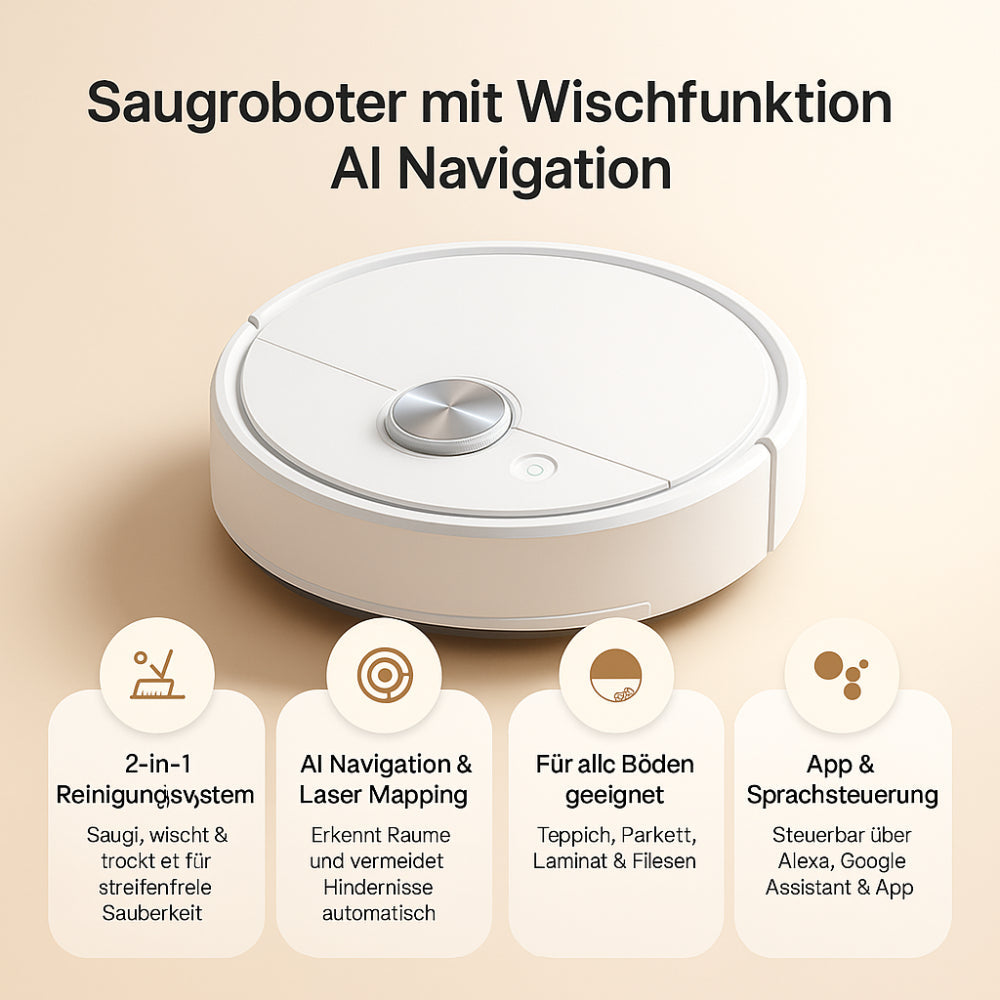 Minimalist Low-Profile Robot Vacuum