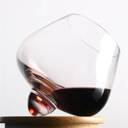 Weighted Glass Rocking Whiskey Glass