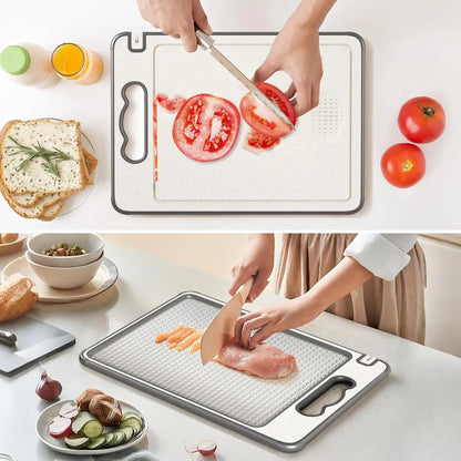 Textured Stainless Steel Reversible Cutting Board