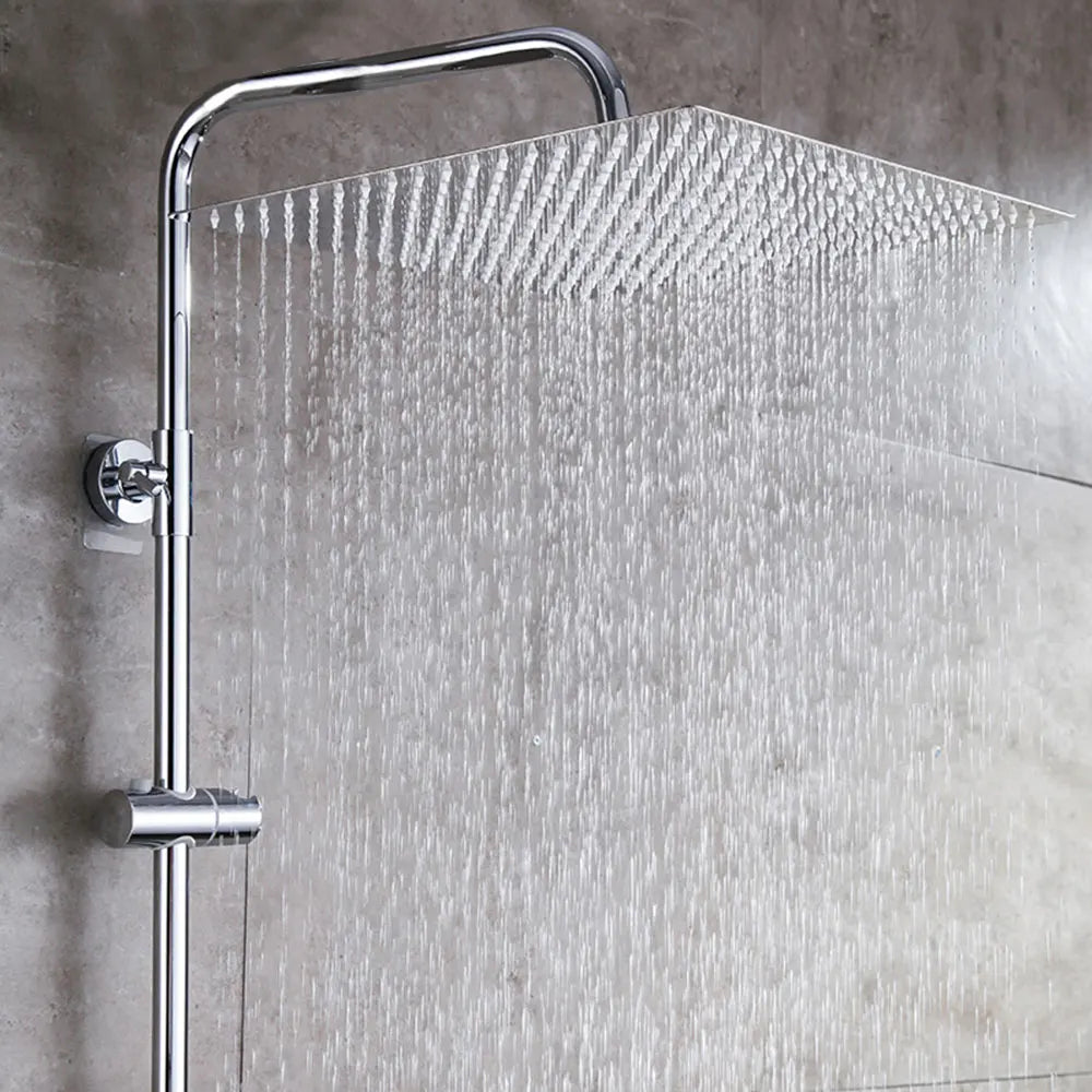Minimalist Ultra-Thin Square Rain Shower Head