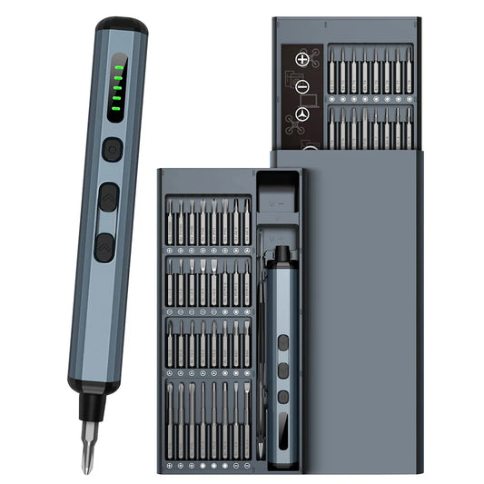 Minimalist Pen-Style LED Electric Precision Screwdriver Set