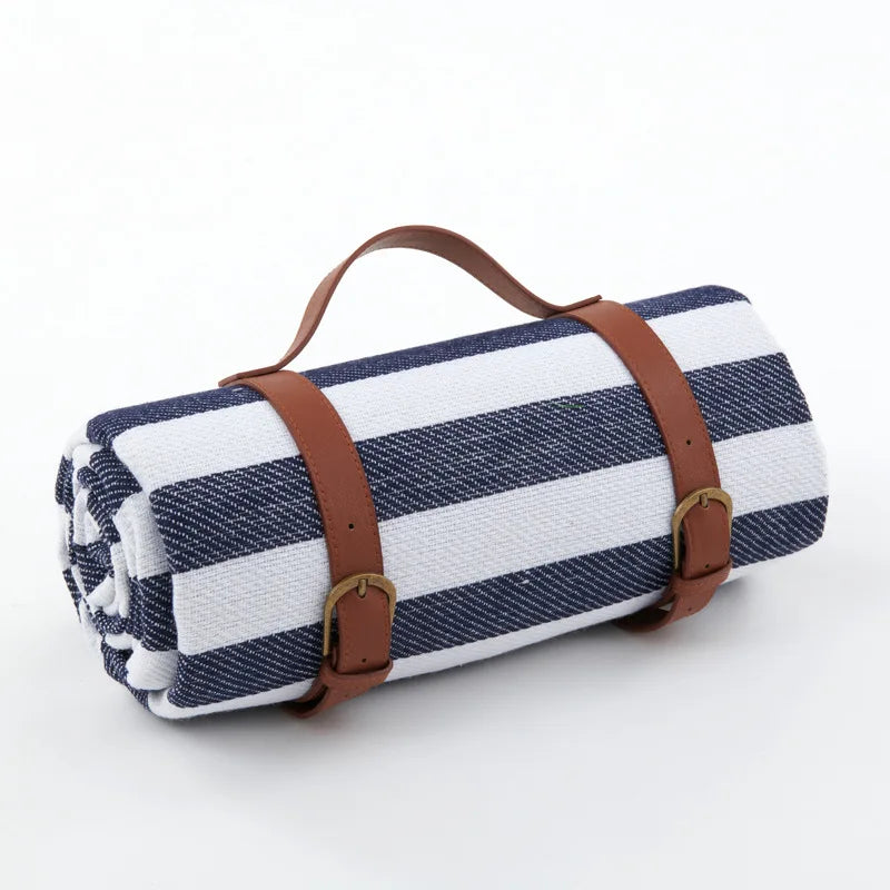 Gingham Adjustable Waterproof Picnic Blanket