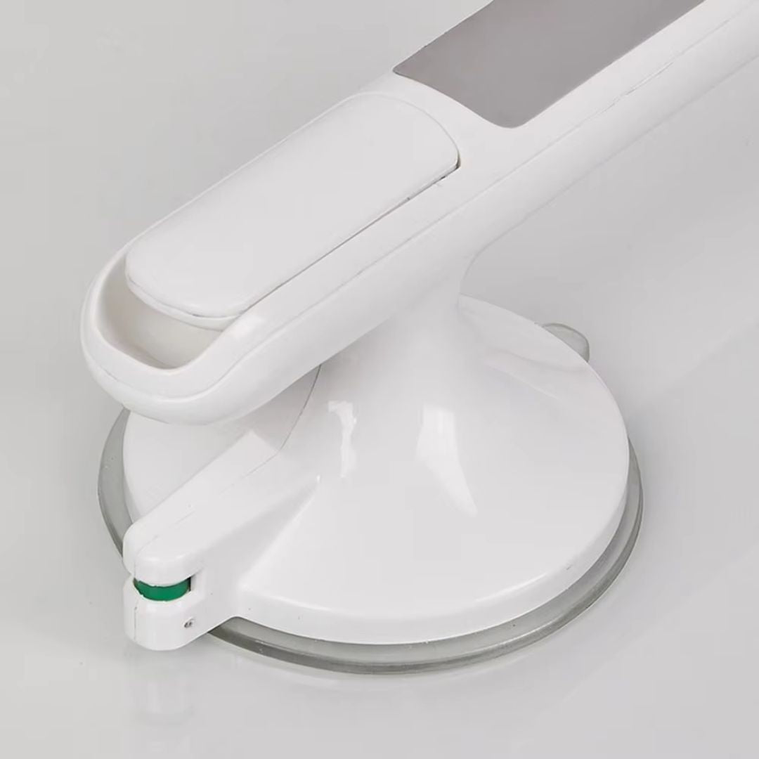 Minimalist Suction-Mount Shower Grab Bar