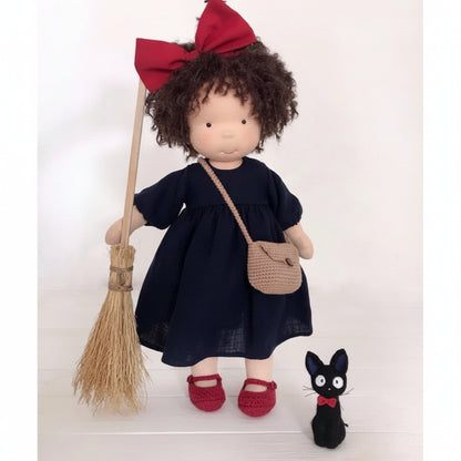 Handmade Cotton Knitted Waldorf Cloth Doll