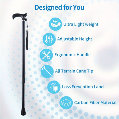 Carbon Fiber Adjustable Walking Cane