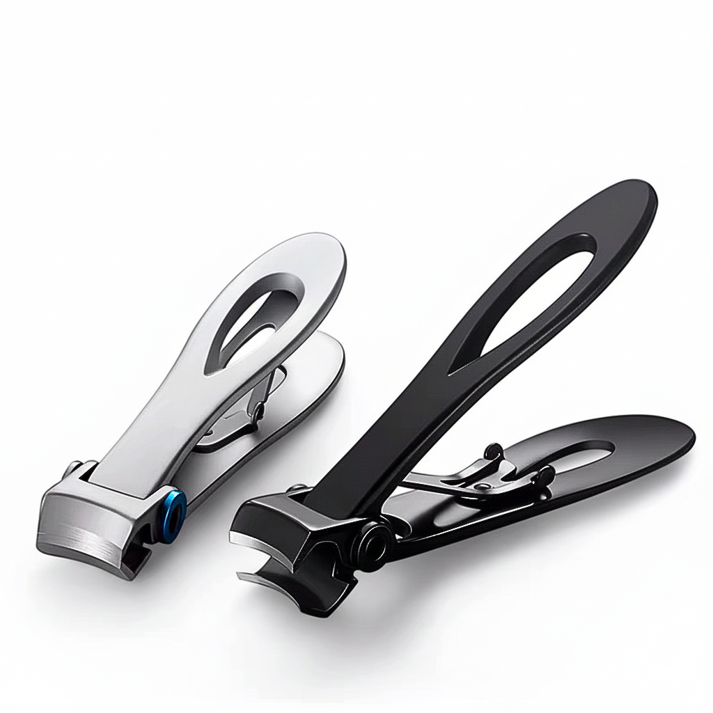 Stainless Steel Wide-Beveled Locking Nail Clipper