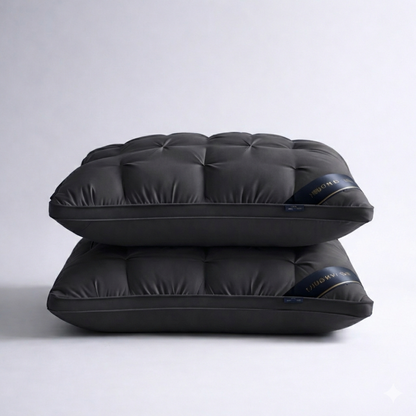 Down-Filled Minimalist Tufted Bed Pillow