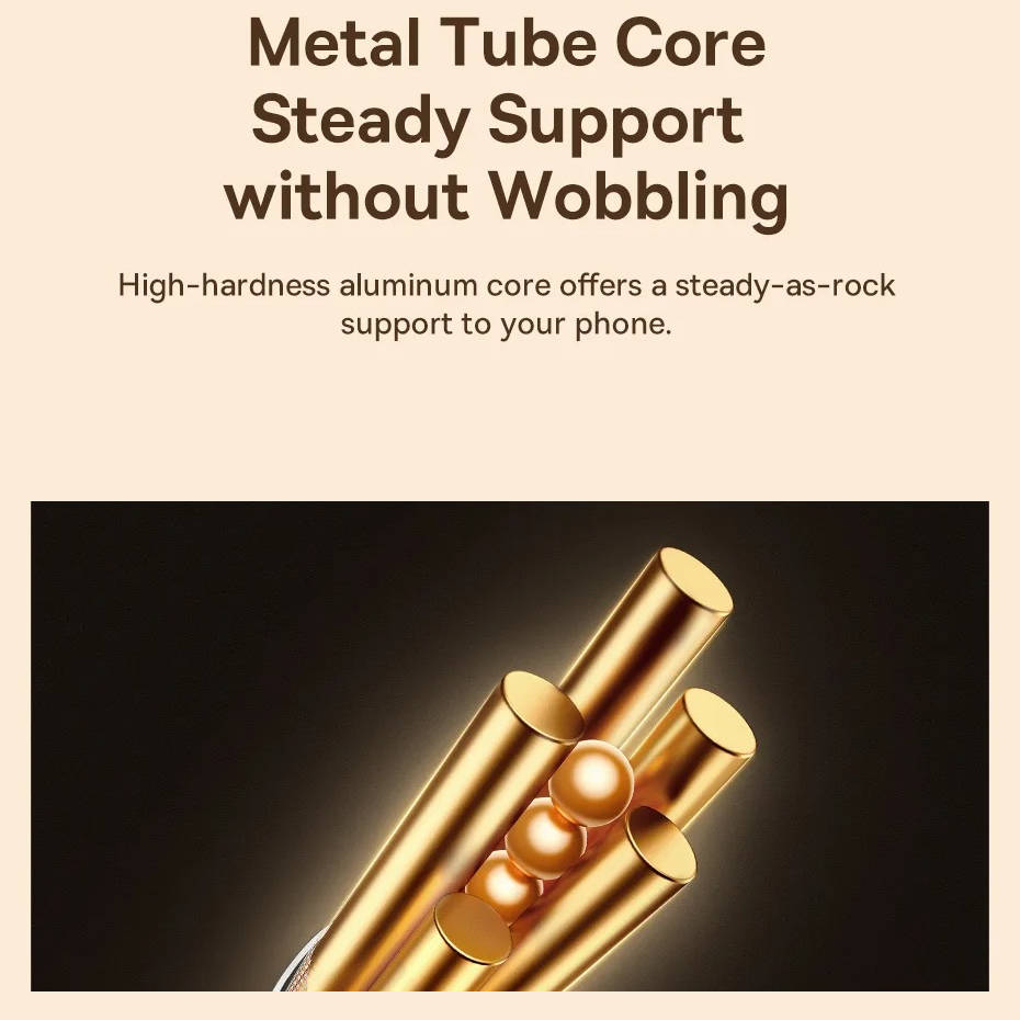 Minimalist Adjustable Flexible Neck-Mounted Phone Holder