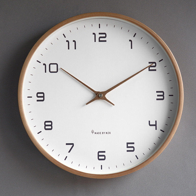 Wood Easy Read Wall Clock