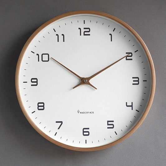 Wood Easy Read Wall Clock