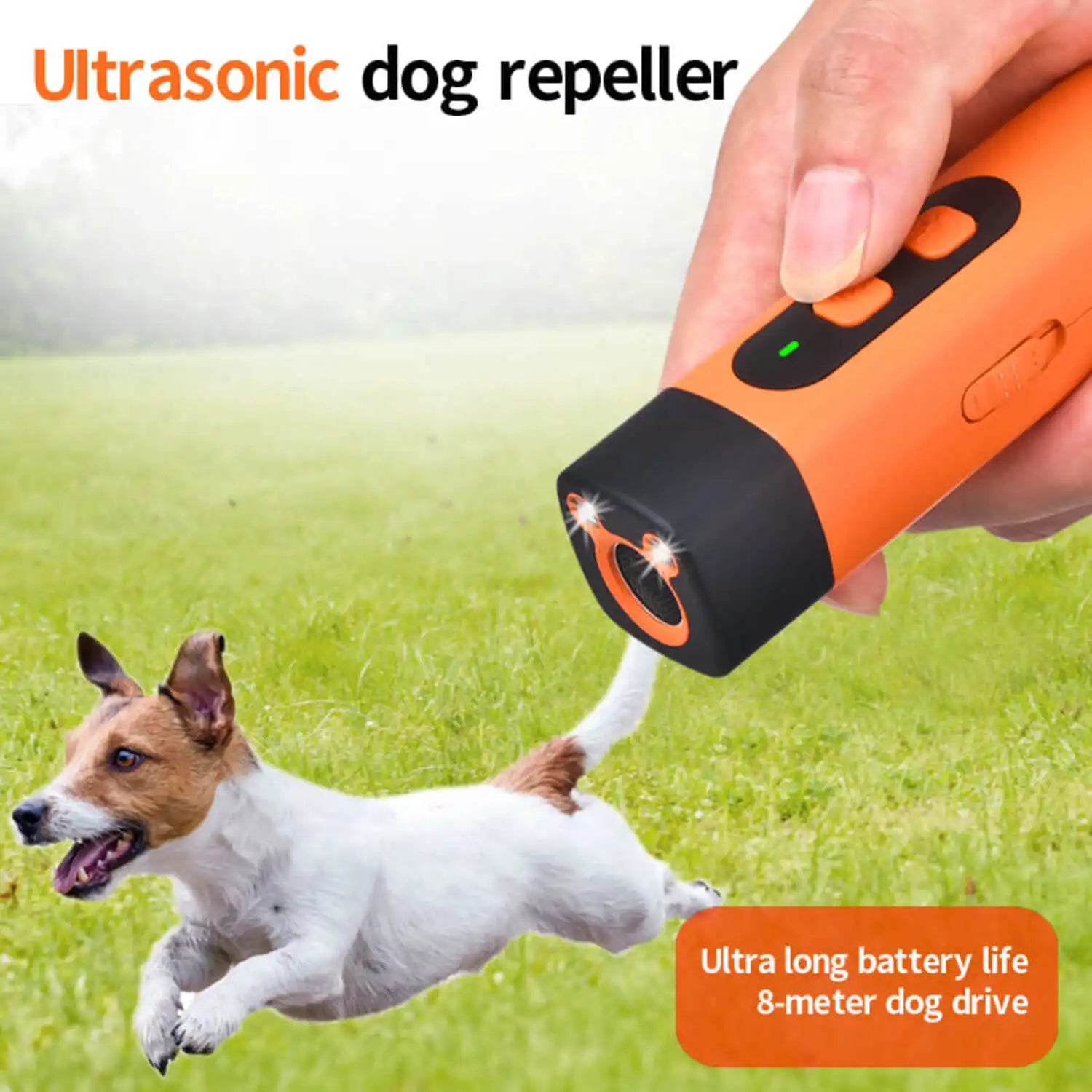 Minimalist LED Ultrasonic Dog Repeller