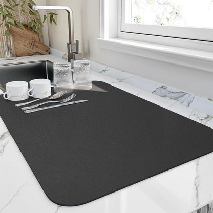 Microfiber Non-Slip Absorbent Dish Drying Mat