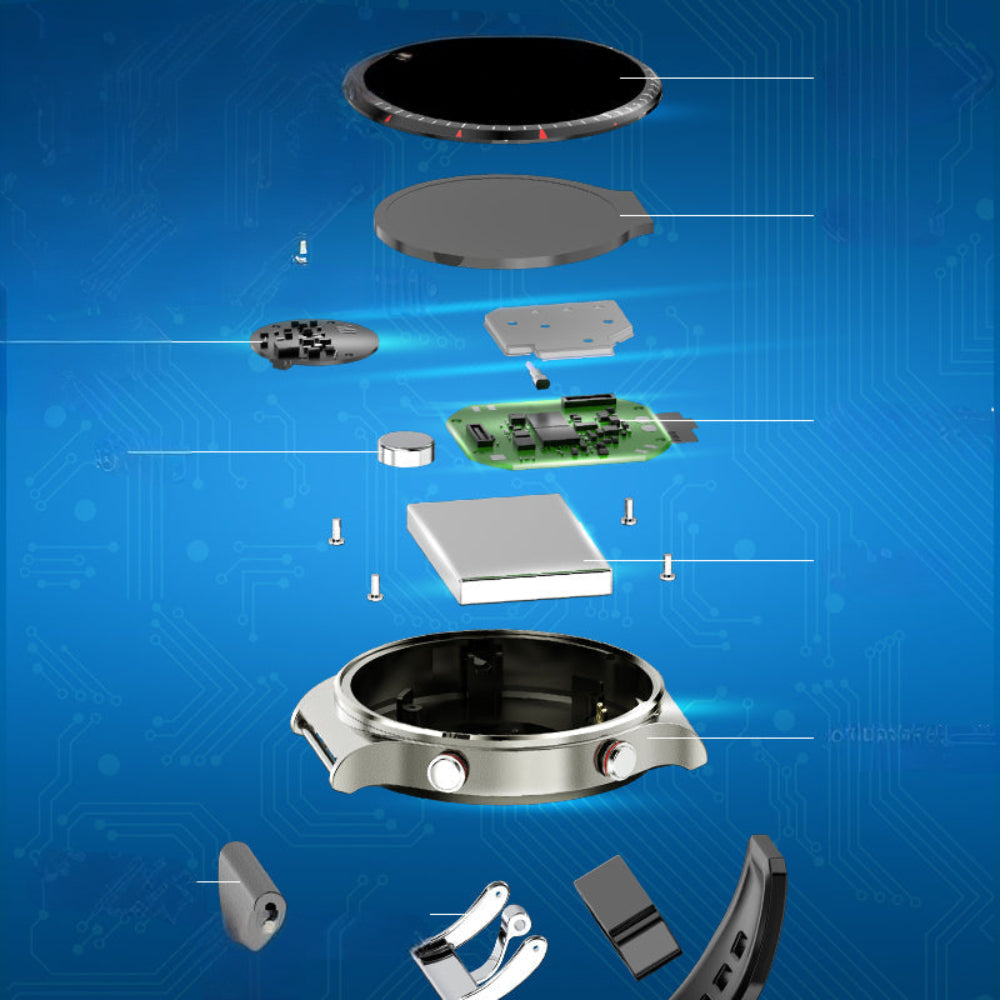 Stainless Steel Adjustable Smartwatch