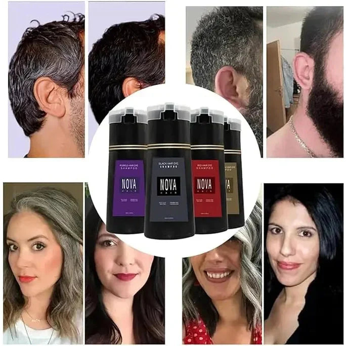 Minimalist Flip-Top Hair Dye Shampoo