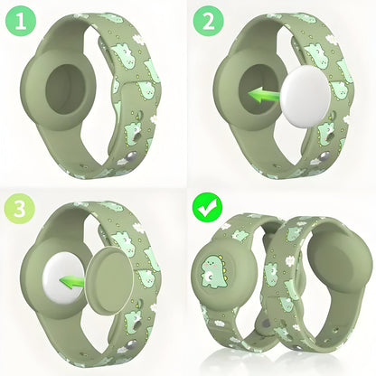 Silicone Adjustable GPS Tracker Wristband