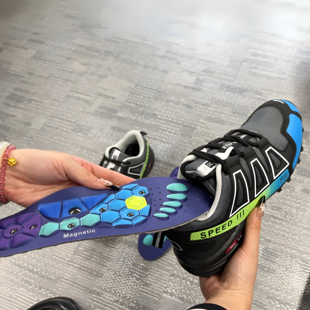 Contoured Magnetic Gel Orthopedic Shoe Insoles