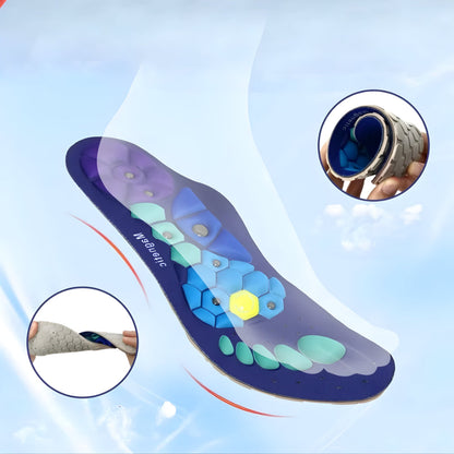 Contoured Magnetic Gel Orthopedic Shoe Insoles